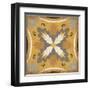 Golden Glow Square XVIII-Pela Design-Framed Art Print