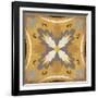 Golden Glow Square XVIII-Pela Design-Framed Art Print