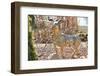 Golden Goat Statue. Chinese New Year 2015.-vivairina-Framed Photographic Print