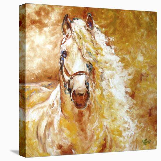 Golden Grace Andalusian Equine-Marcia Baldwin-Stretched Canvas