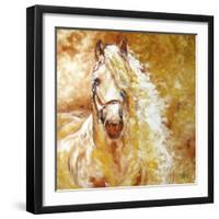 Golden Grace Andalusian Equine-Marcia Baldwin-Framed Giclee Print