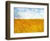 Golden Grass in the Wind-Robert Cattan-Framed Photographic Print