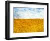 Golden Grass in the Wind-Robert Cattan-Framed Photographic Print