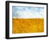 Golden Grass in the Wind-Robert Cattan-Framed Premium Photographic Print