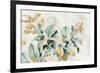 Golden Green Branches-Alex Black-Framed Art Print