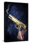 Golden Gun-FlyLand Designs-Stretched Canvas