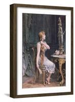 Golden Hair, 1894 (Colour Litho)-Frederik Hendrik Kaemmerer-Framed Giclee Print