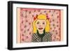 Golden Hair Girl-Norma Kramer-Framed Art Print