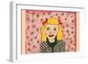 Golden Hair Girl-Norma Kramer-Framed Art Print