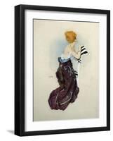 Golden-Haired Beauty-Ernst Ludwig Kirchner-Framed Giclee Print