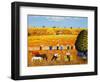 Golden Harvest, 2002-Radi Nedelchev-Framed Premium Giclee Print