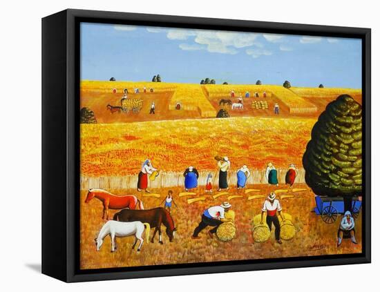 Golden Harvest, 2002-Radi Nedelchev-Framed Stretched Canvas