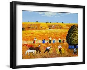 Golden Harvest, 2002-Radi Nedelchev-Framed Giclee Print