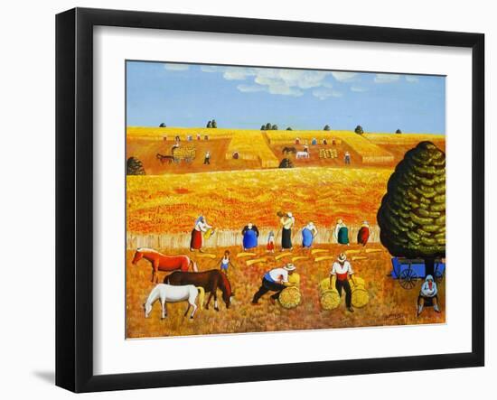 Golden Harvest, 2002-Radi Nedelchev-Framed Giclee Print