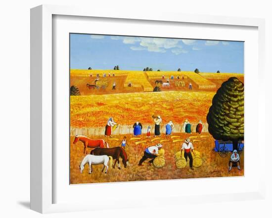 Golden Harvest, 2002-Radi Nedelchev-Framed Giclee Print