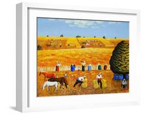 Golden Harvest, 2002-Radi Nedelchev-Framed Giclee Print