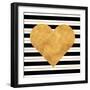 Golden Heart-Sd Graphics Studio-Framed Premium Giclee Print