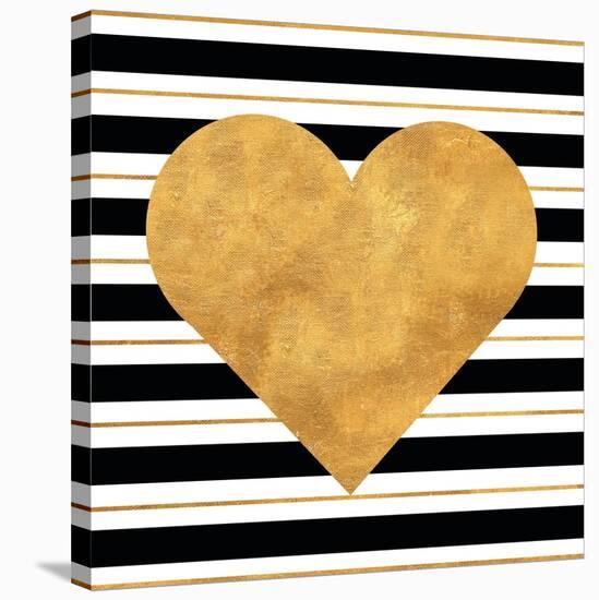 Golden Heart-Sd Graphics Studio-Stretched Canvas