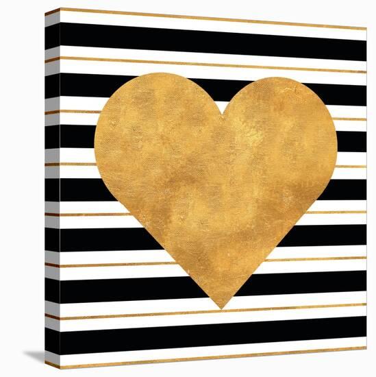 Golden Heart-Sd Graphics Studio-Stretched Canvas
