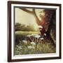 Golden Hedgerow I, 2014-Helen White-Framed Giclee Print