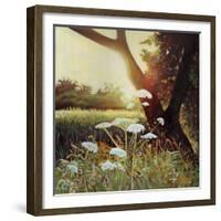 Golden hedgerow I, 2014,-Helen White-Framed Giclee Print