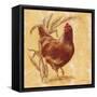Golden Hen-Laurel Lehman-Framed Stretched Canvas