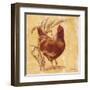 Golden Hen-Laurel Lehman-Framed Art Print