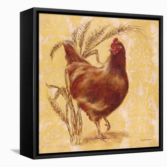 Golden Hen-Laurel Lehman-Framed Stretched Canvas