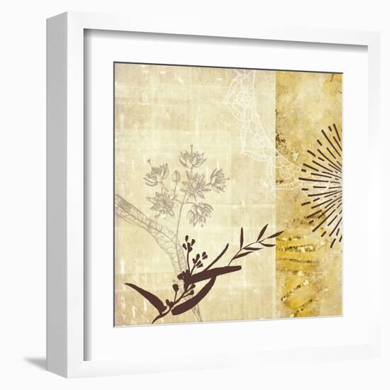 Golden Henna Breeze 1-Louis Duncan-He-Framed Art Print