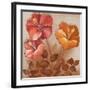Golden Hibiscus I-Sauber-Framed Art Print
