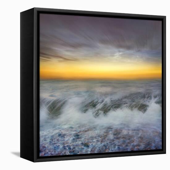 Golden Horizons-Adrian Campfield-Framed Stretched Canvas