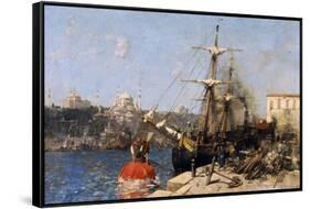 Golden Horn, 1876-Alberto Pasini-Framed Stretched Canvas