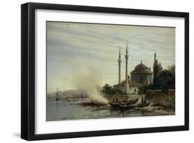 Golden Horn. Constantinople, 1864-Alexei Petrovich Bogolyubov-Framed Giclee Print