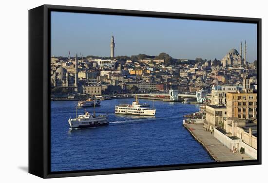 Golden Horn, Istanbul, Turkey, Europe-Richard-Framed Stretched Canvas