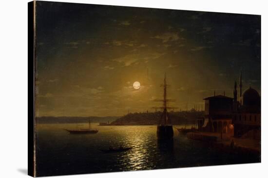 Golden Horn. Turkey, after 1845-Ivan Konstantinovich Aivazovsky-Stretched Canvas