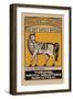 Golden Horse Avg. 50's Safety Matches-null-Framed Art Print