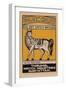 Golden Horse Avg. 50's Safety Matches-null-Framed Art Print