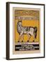 Golden Horse Avg. 50's Safety Matches-null-Framed Art Print