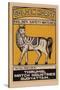 Golden Horse Avg. 50's Safety Matches-null-Stretched Canvas