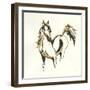 Golden Horse VII-Chris Paschke-Framed Art Print