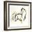 Golden Horse VIII-Chris Paschke-Framed Art Print