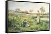 Golden Hours-Alfred Augustus Glendenning-Framed Stretched Canvas