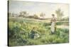 Golden Hours-Alfred Augustus Glendenning-Stretched Canvas