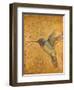 Golden Hummingbird II-Patricia Pinto-Framed Art Print