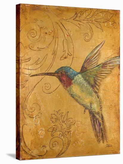 Golden Hummingbird II-Patricia Pinto-Stretched Canvas