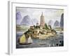 Golden Isle-null-Framed Giclee Print