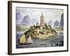 Golden Isle-null-Framed Giclee Print