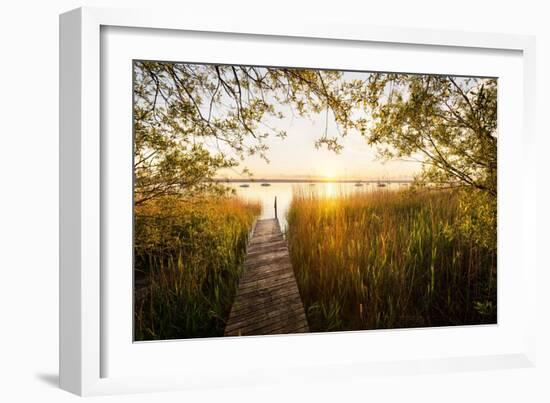 Golden Jetty-Stefan Hefele-Framed Giclee Print