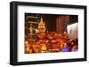 Golden Jing an Temple Park Nanjing Street Shanghai China at Night-BILLPERRY-Framed Photographic Print