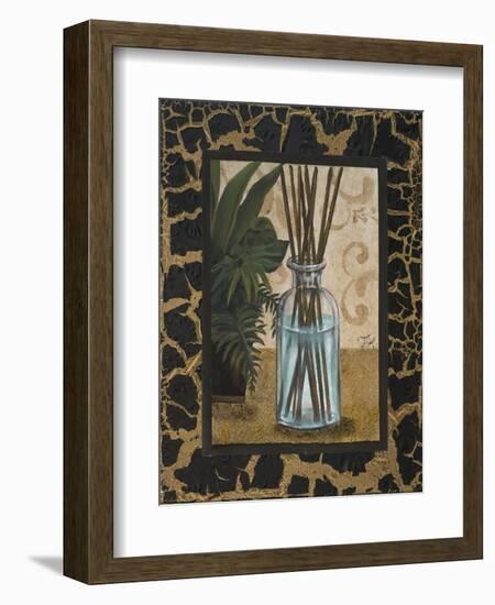 Golden Jungle Bath II-Tiffany Hakimipour-Framed Art Print